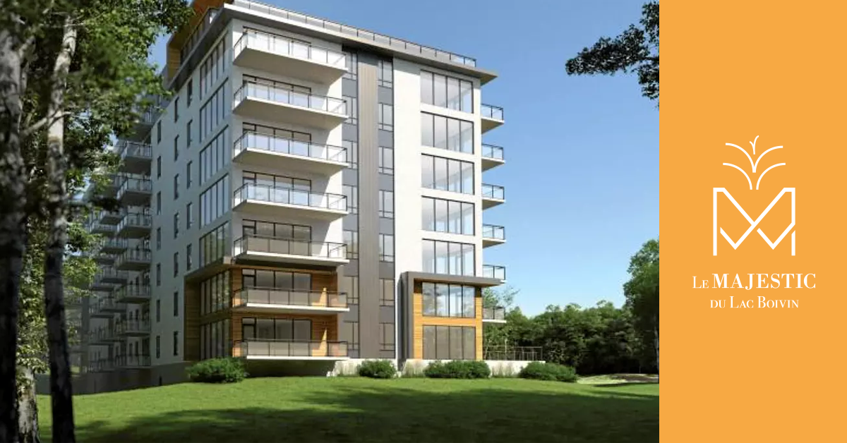 Condos Locatifs haut de gamme à Granby Le Majestic du Lac Boivin